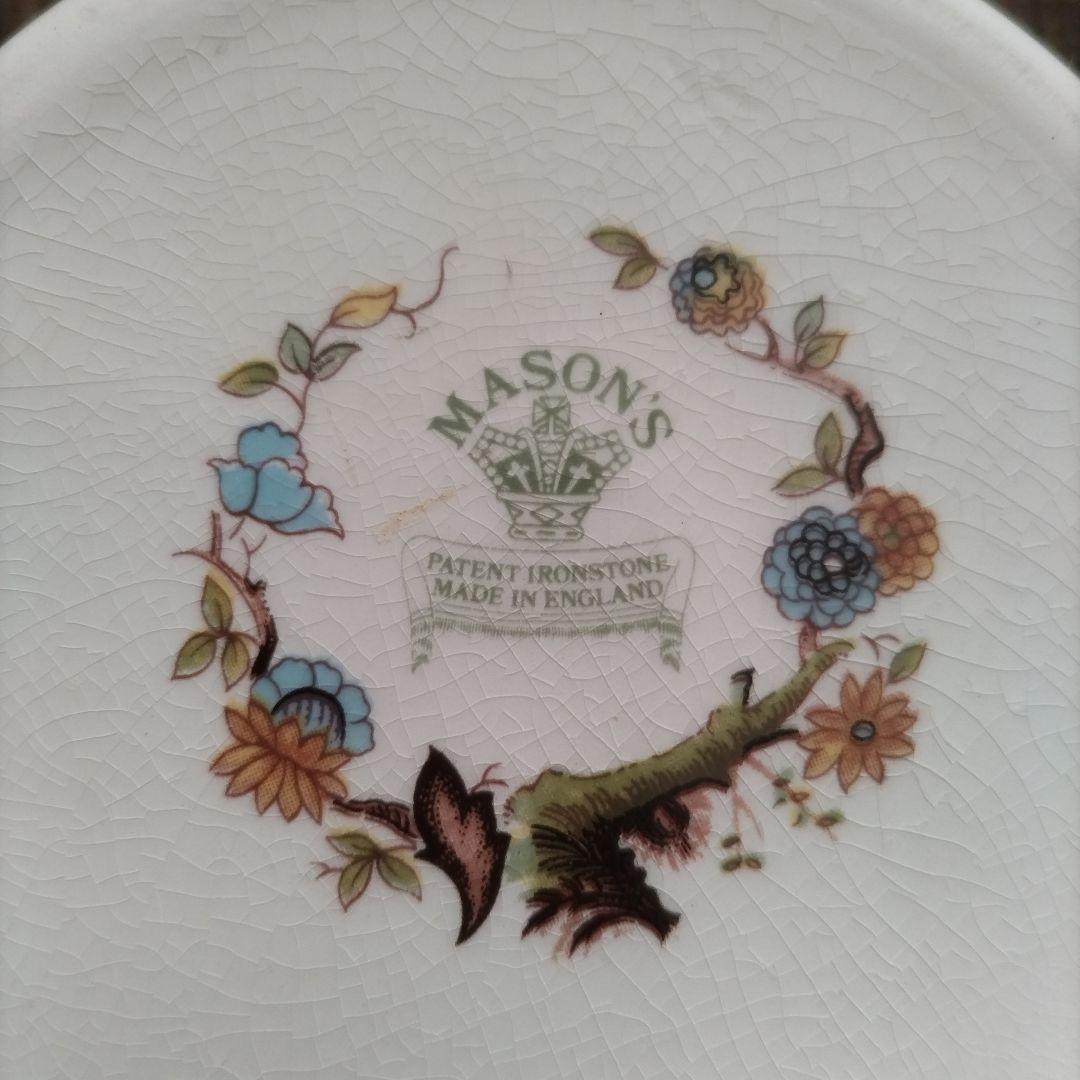 メイソンズ　花鳥文様　大型ティーキャニスター／クッキージャー