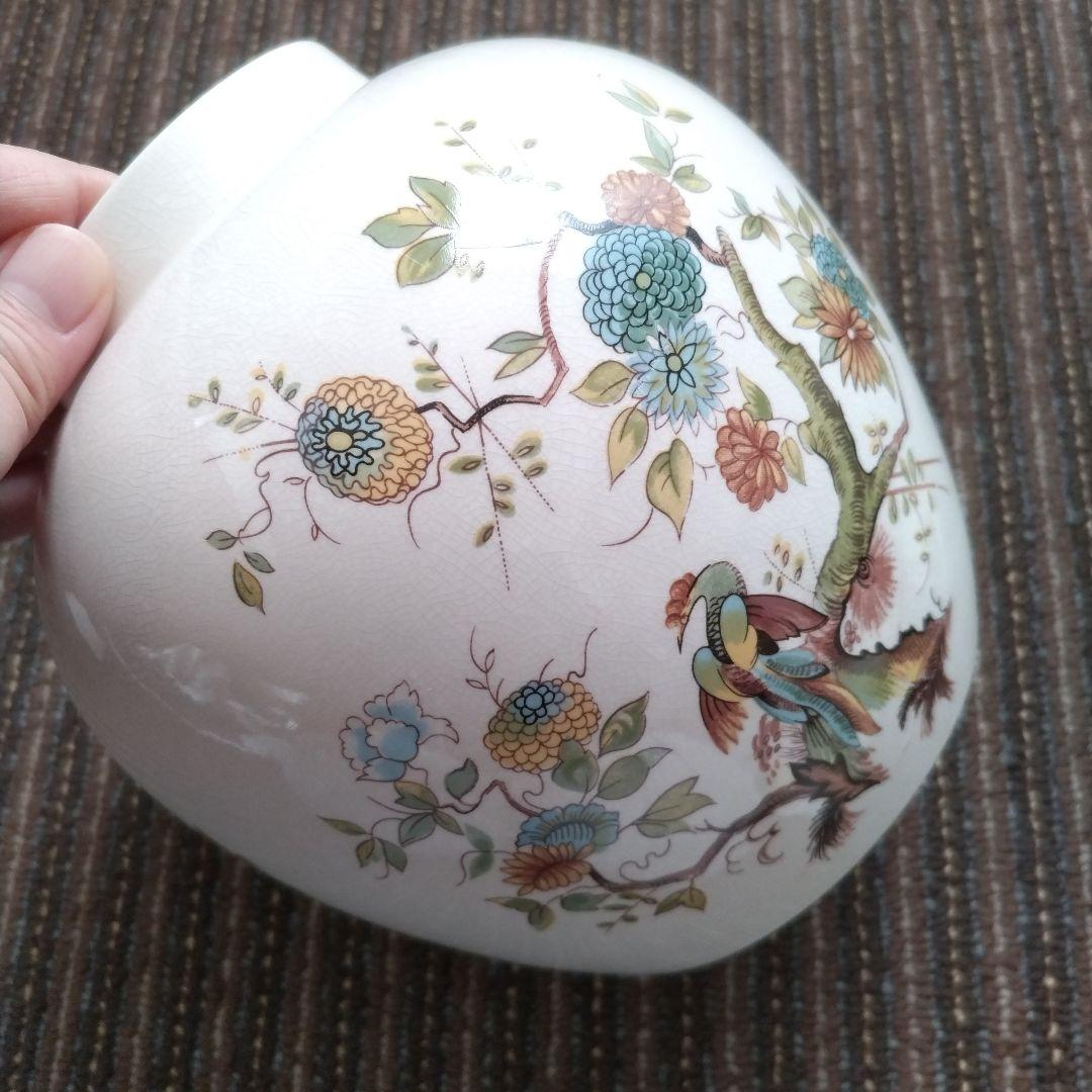 メイソンズ　花鳥文様　大型ティーキャニスター／クッキージャー