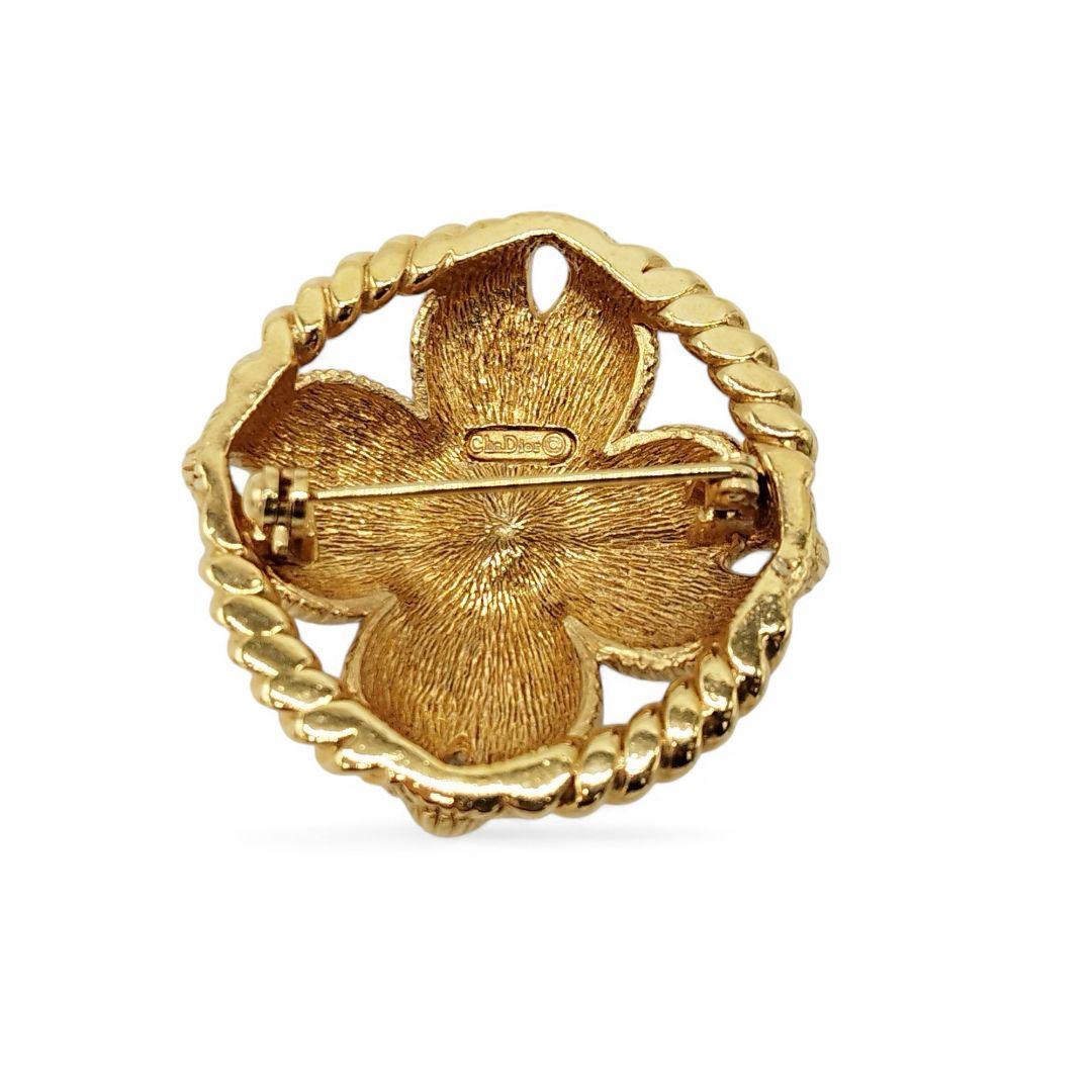 美品　Dior　ディオール　アクセサリー　ブローチ　ヴィンテージ
