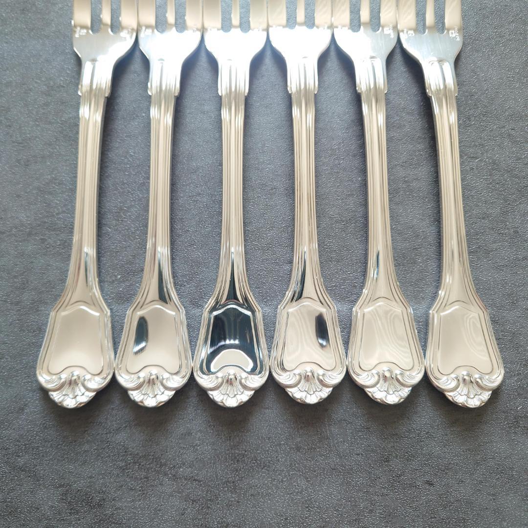 希少 極美品 クリストフル ポートロイヤル ケーキフォーク 6点