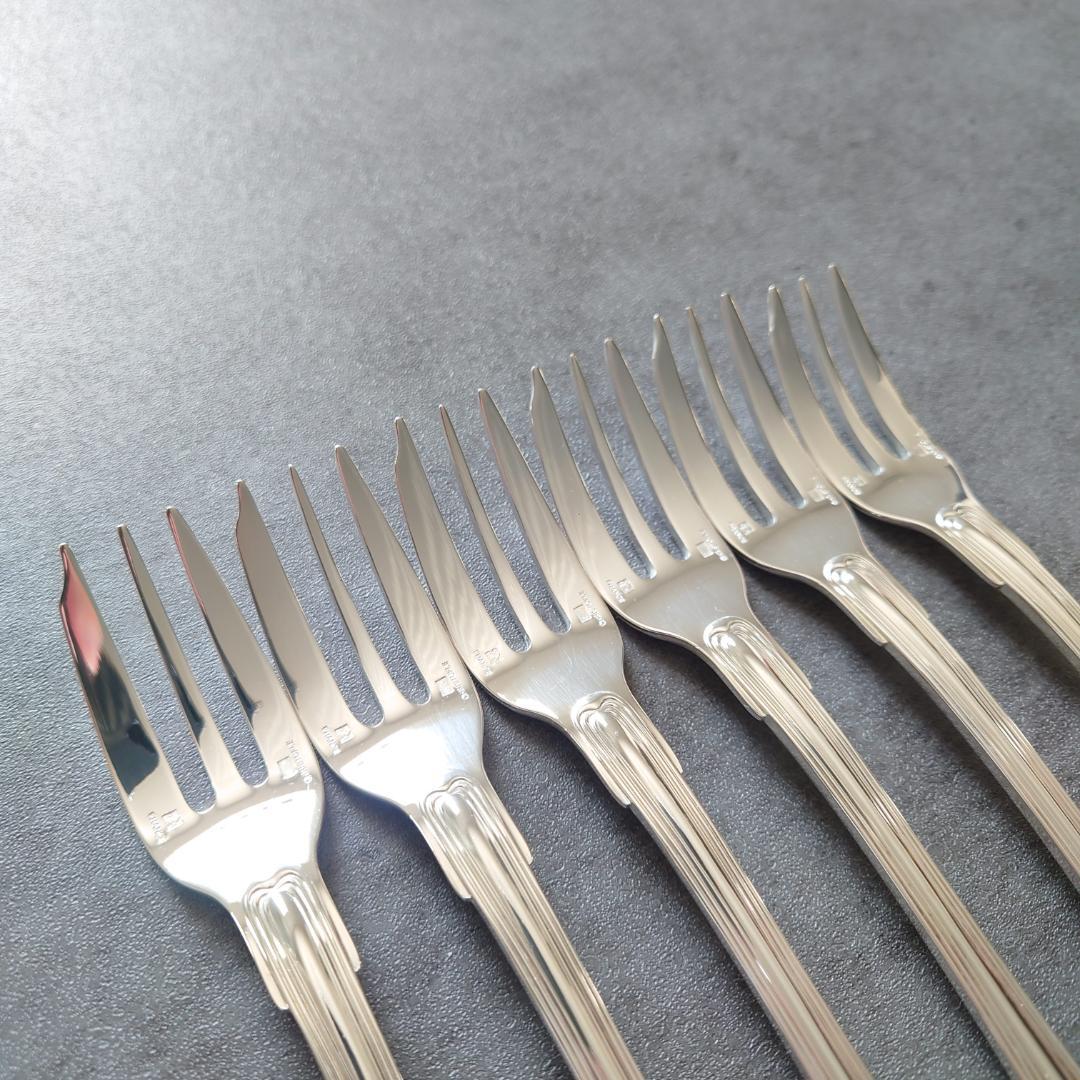 希少 極美品 クリストフル ポートロイヤル ケーキフォーク 6点