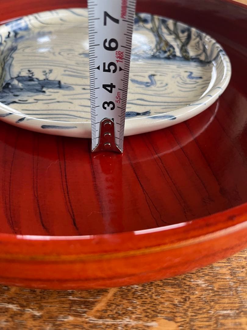 美品　作家　ムーニーともみさん　絵皿　益子陶器市　一点物