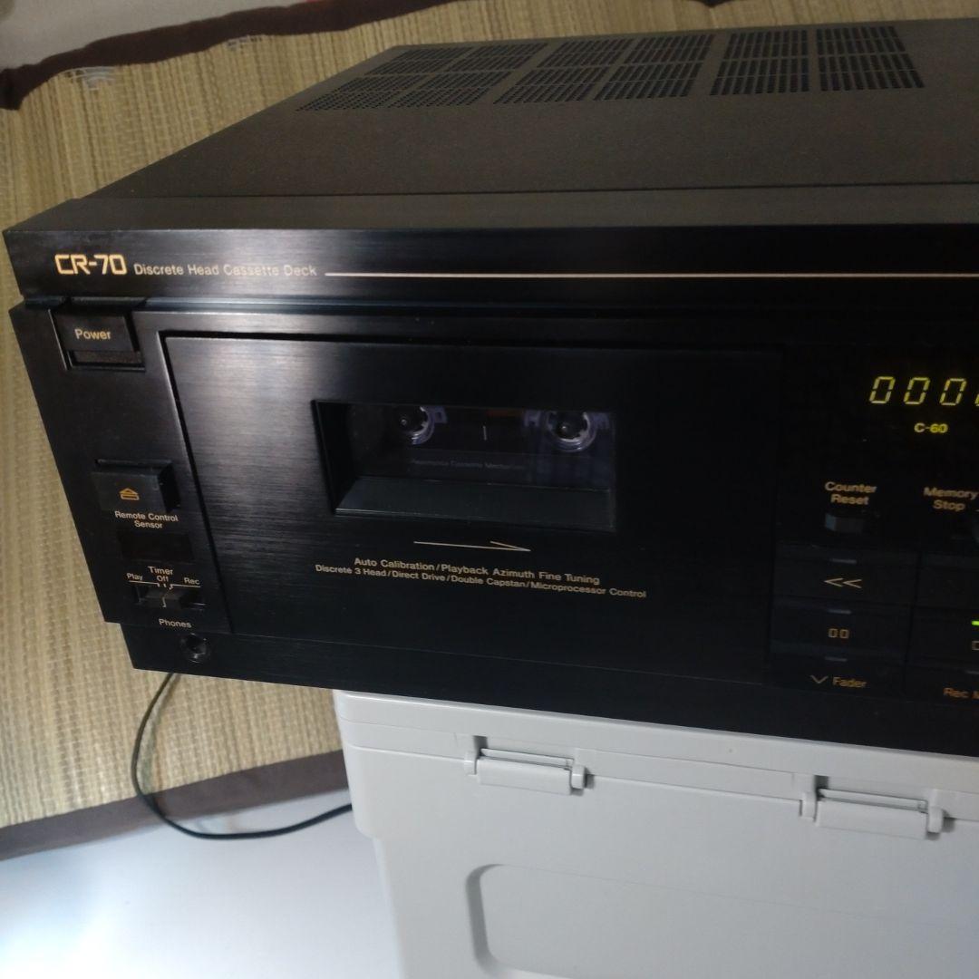 ナカミチ カセットデッキ CR-70 　 ジャンク品