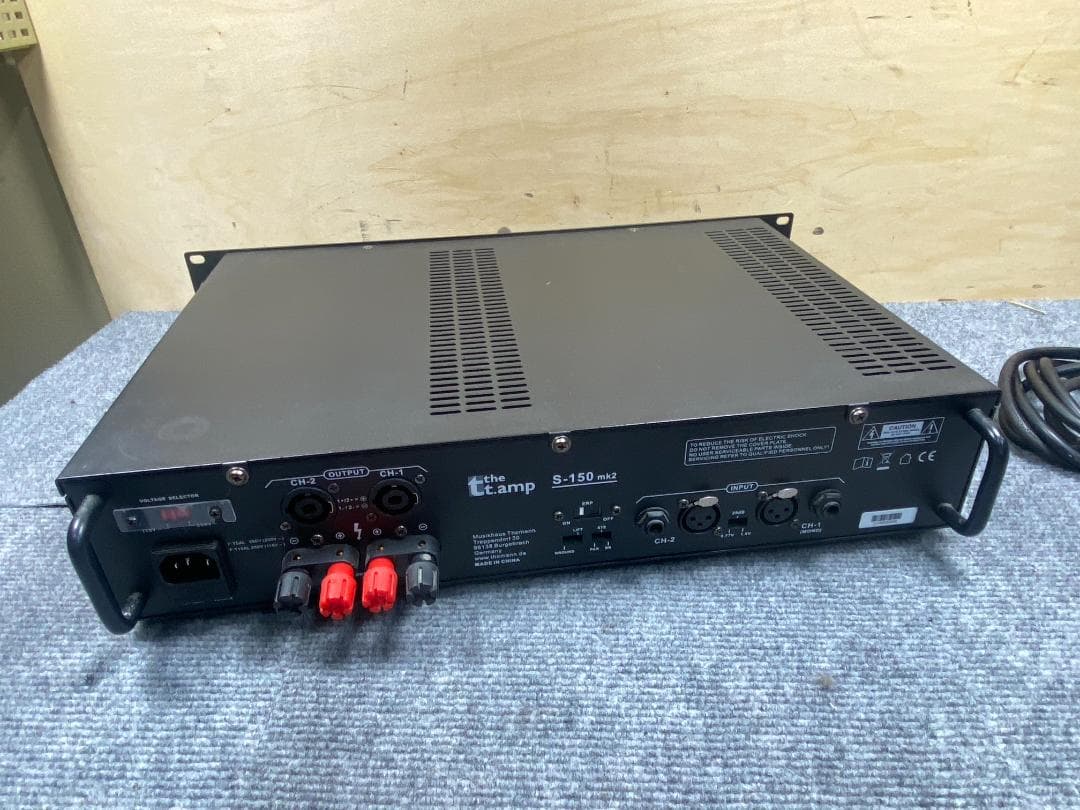 1022 thomann S-150mk2 パワーアンプ