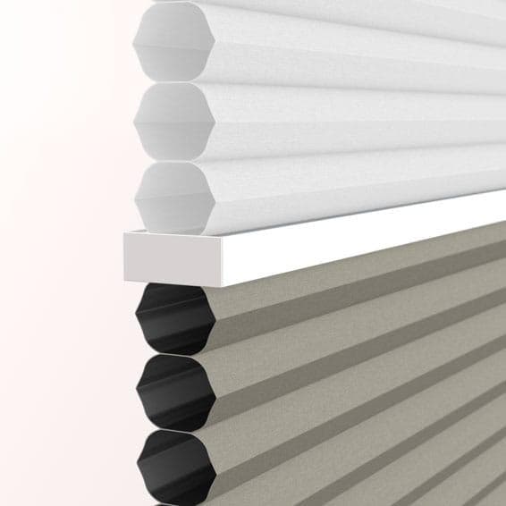 【最終値下げ】未使用　ハニカムシェード　ブラウングレー　118.5×57