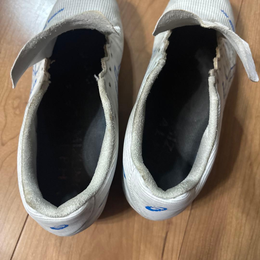 ASICS ACROS PROサッカーシューズ ホワイト/ブルー　24.5センチ