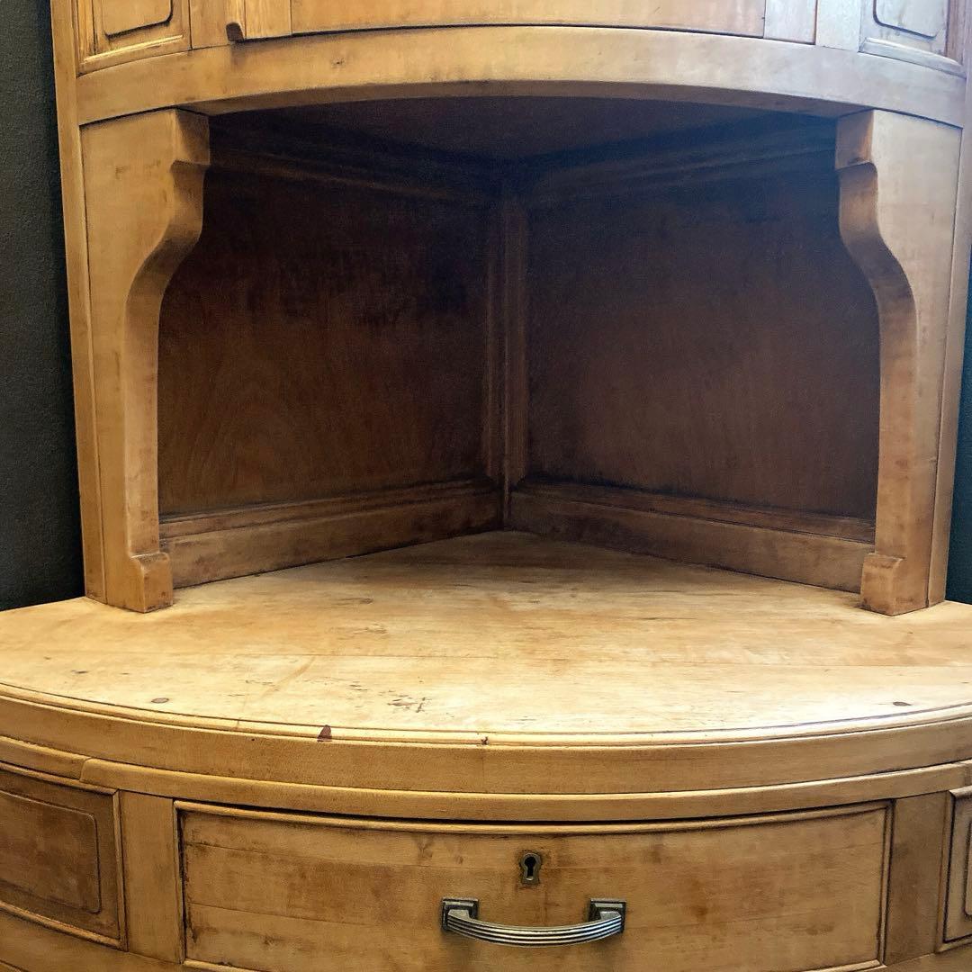 アンティーク家具　コーナー家具　水屋家具