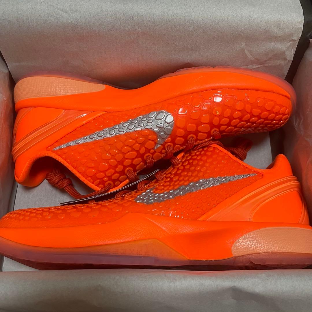 シューズ(男性用) 23 Nike Kobe 6 Protro Total Orange GS