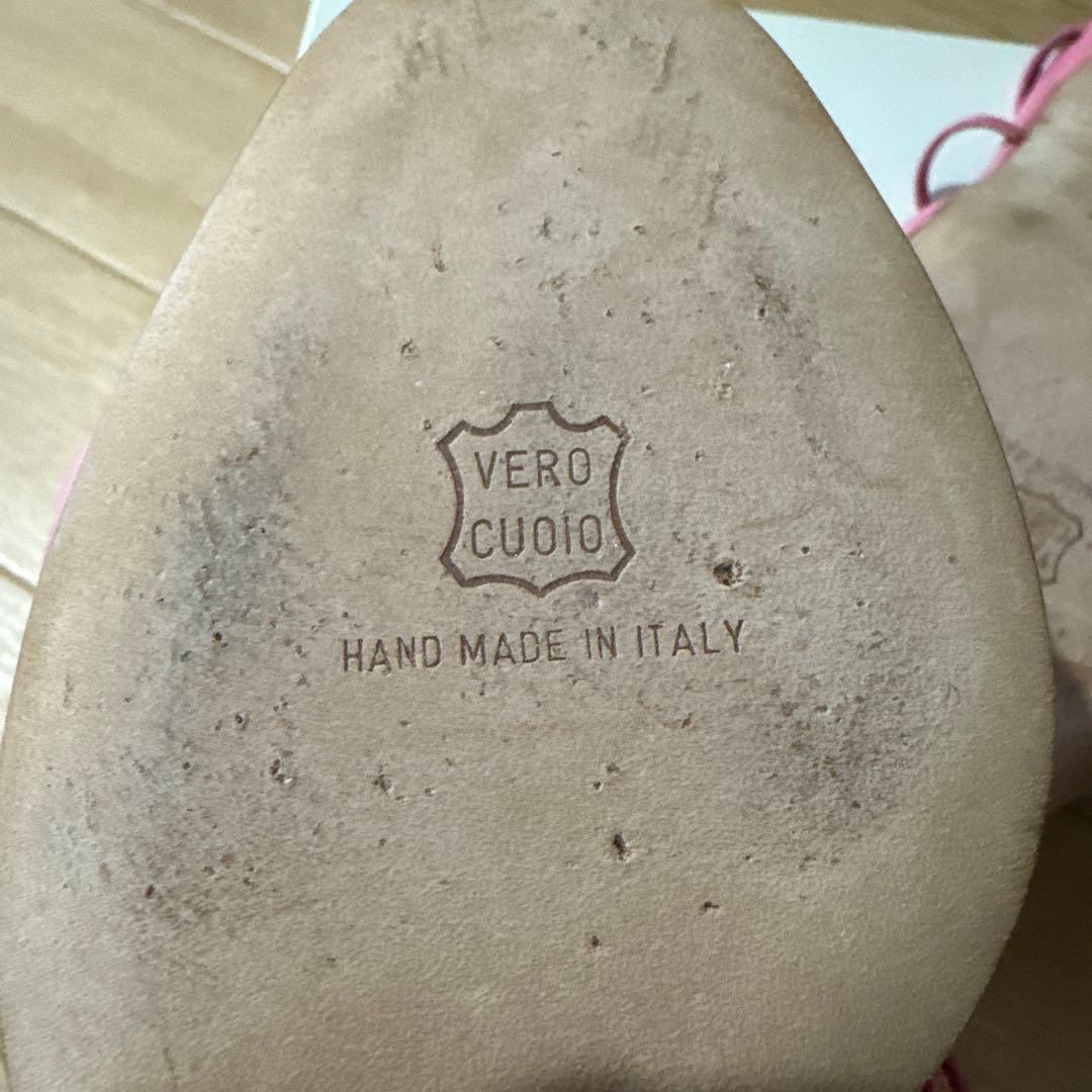 未使用品　Manolo Blahnik ピンク ハイヒールサンダル 35