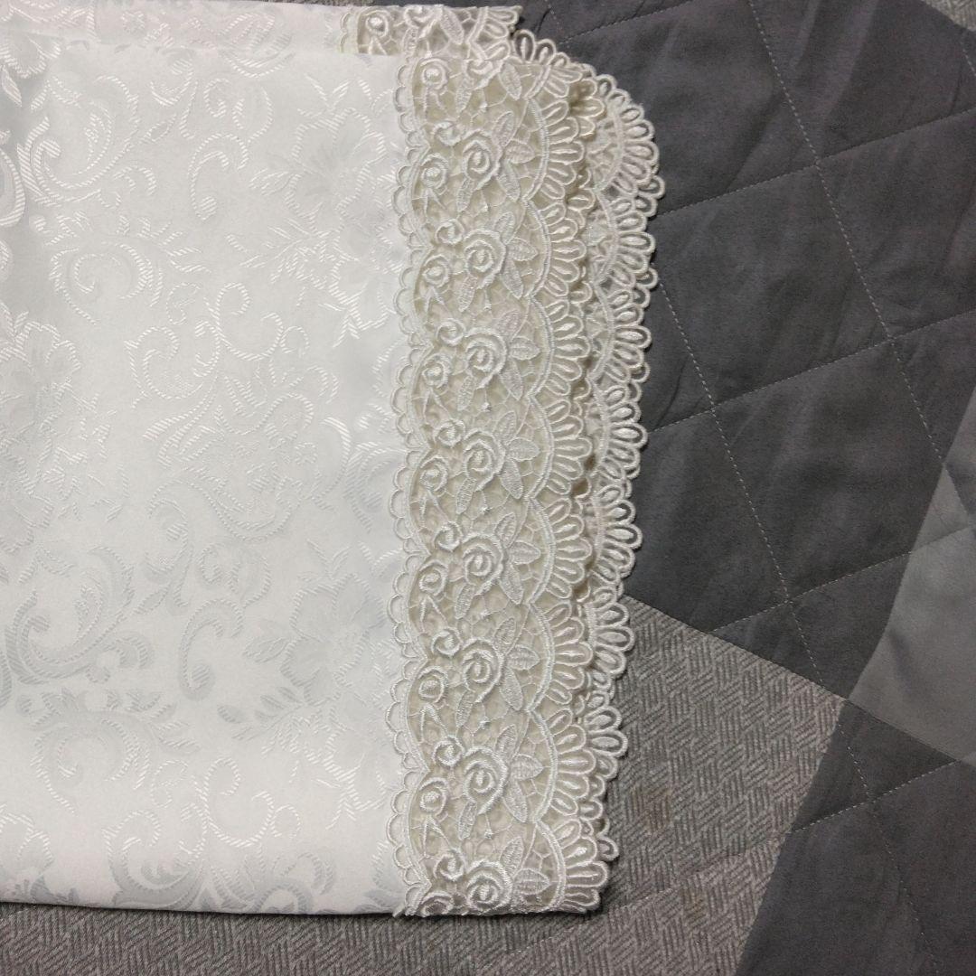 【希少・アンティーク】高級　テーブルクロス　レース　130cm×170cm