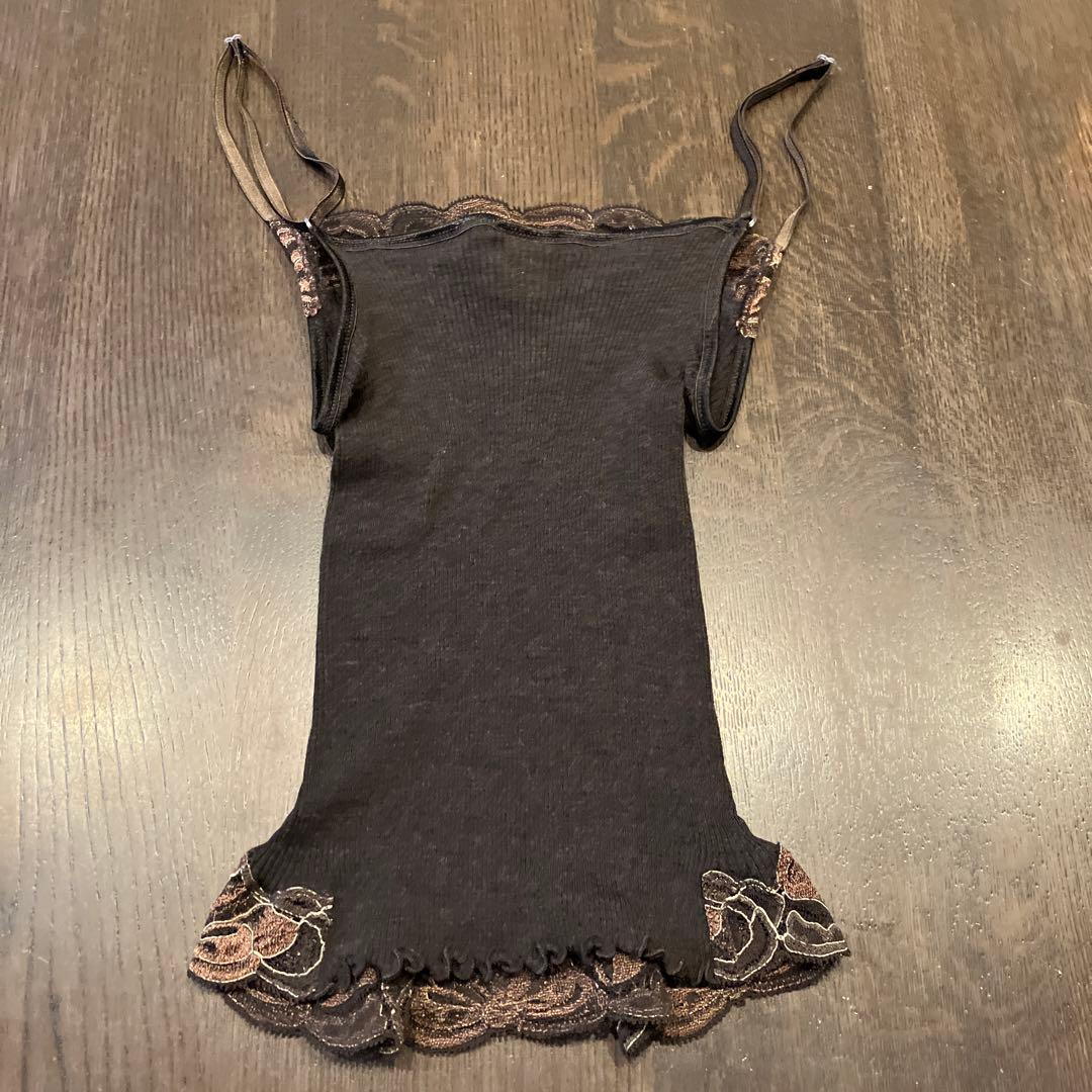 [4枚セット] Oscalitoオスカリート　ウールシルク　リブキャミソール