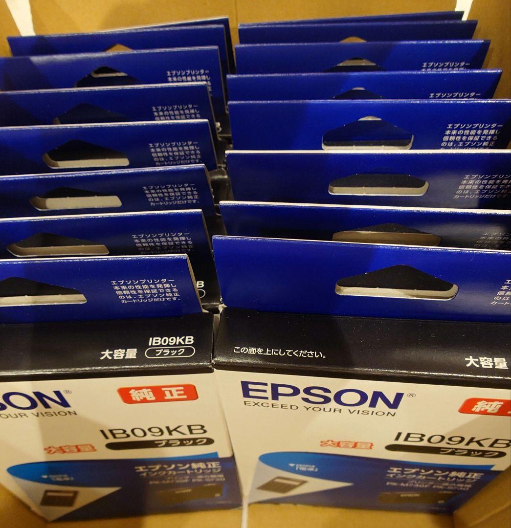 【16個セット】EPSON IB09KB ブラック インク大容量　カートリッジ