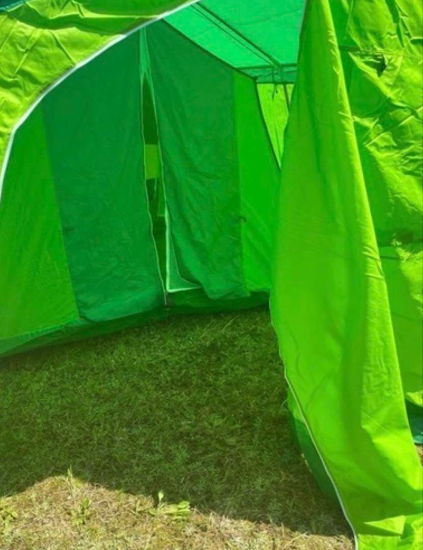 希少ロッジ型テント 大三工業株式会社(現ロゴス)コテージ E-493 2ルーム