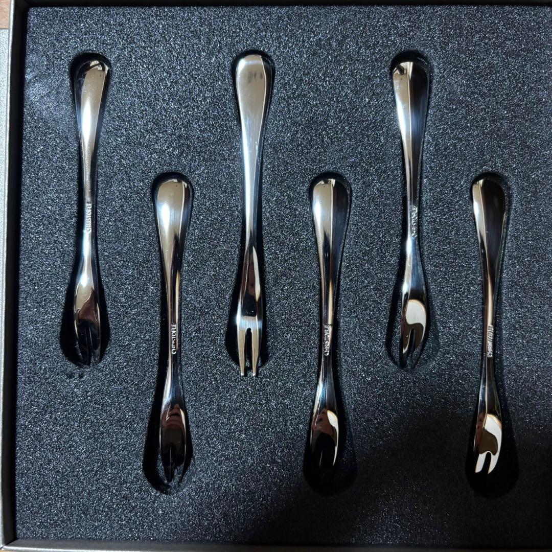 クリストフル Christofle オリジン カクテルフォーク 6本セット