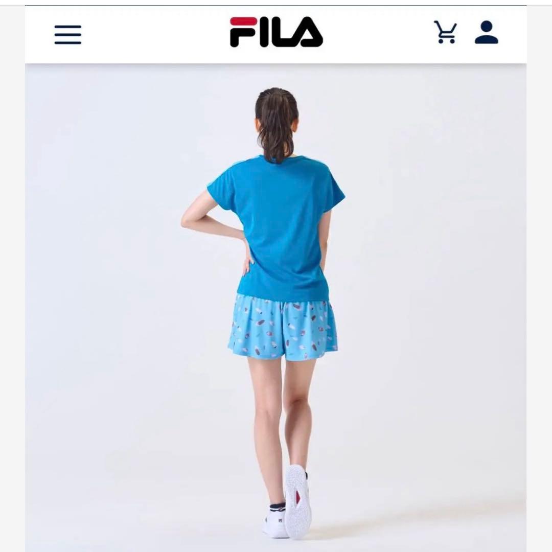 新品FILA テニスゲームシャツ &スコートセットアップ サイズM￥20240