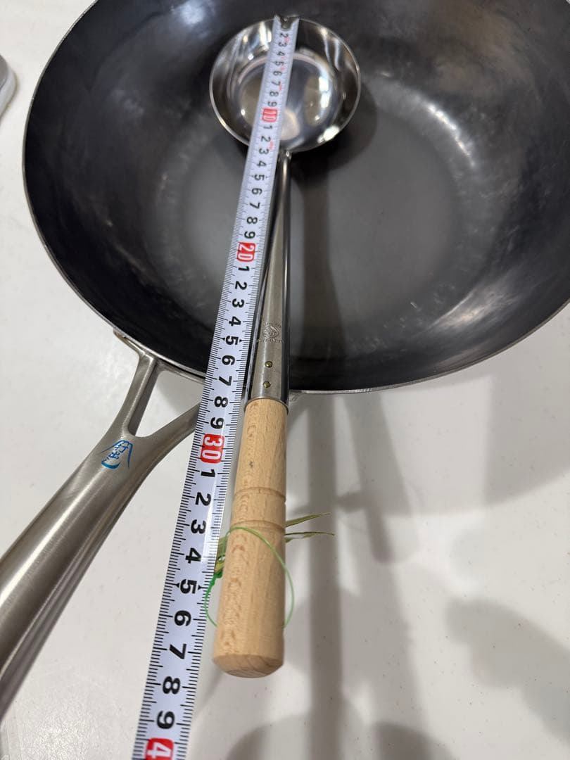 未使用　ビタクラフトプロ 打出し フライパン 30cm 三段せいろ　中華おたま付