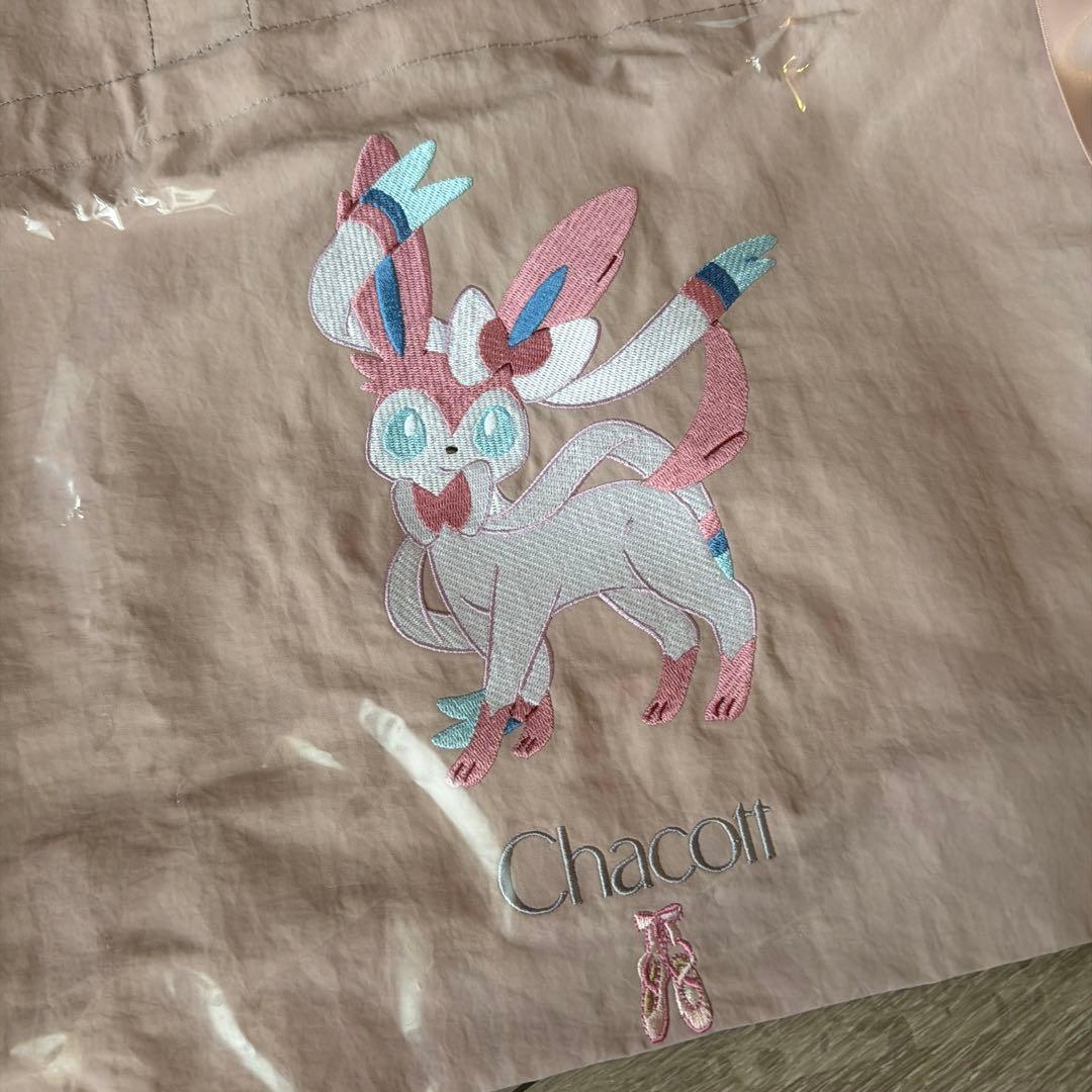 新品　チャコット　ポケモンコラボ　トートバッグ　ニンファ　ピンク