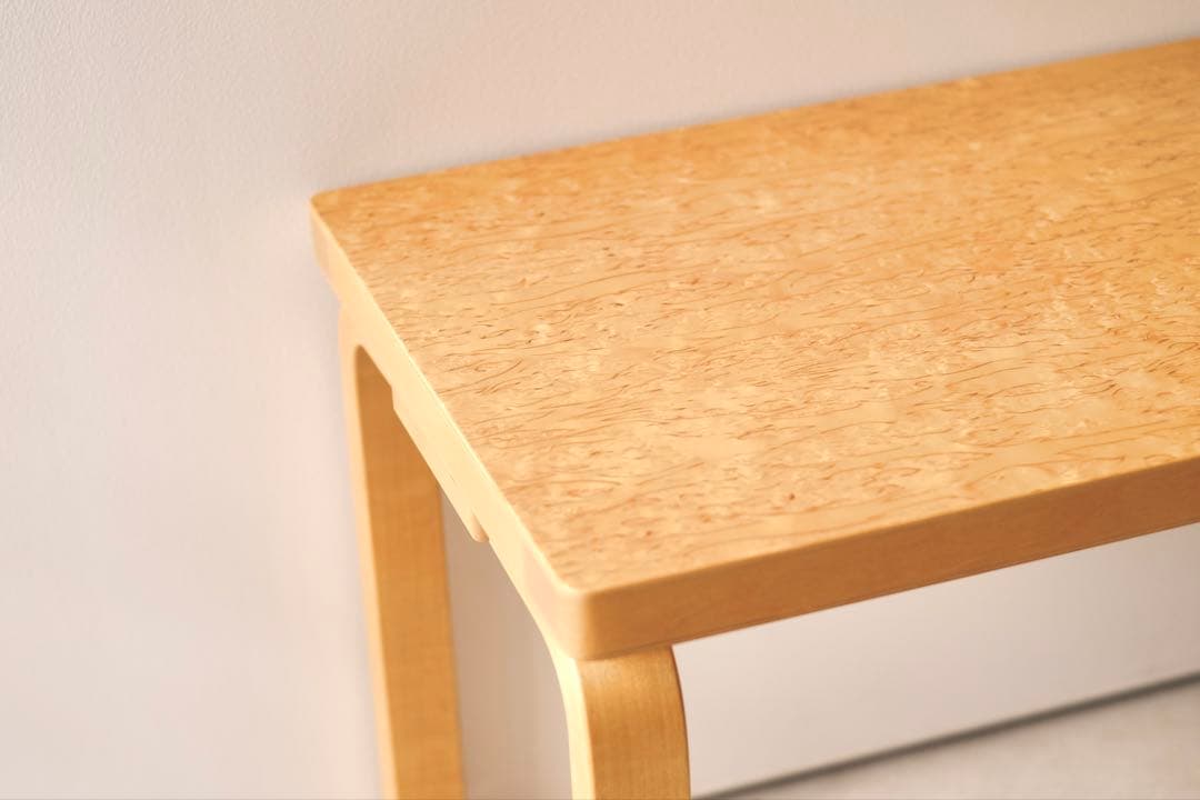 【限定】Artek l ベンチ(サイドテーブル)l 153B l カーリーバーチ