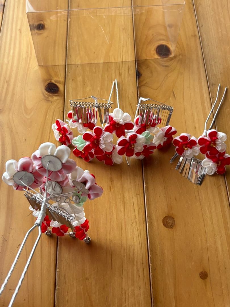 七五三　勝山かんざし　３点セット➕かのこ、ちんころ2セット➕ソックス