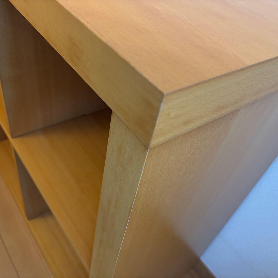 無印良品　MUJI 木製オープンシェルフ 2段