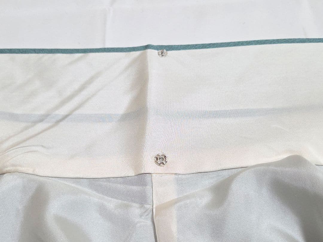 C◆着物くつろぎ 吉祥文様 金彩 宝尽し 雪輪 露草 袷 正絹 訪問着 着物