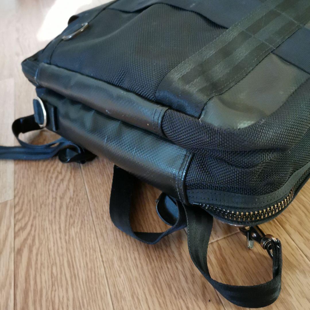 2層式　ポーター　ヒート　ブラックビジネスバッグ