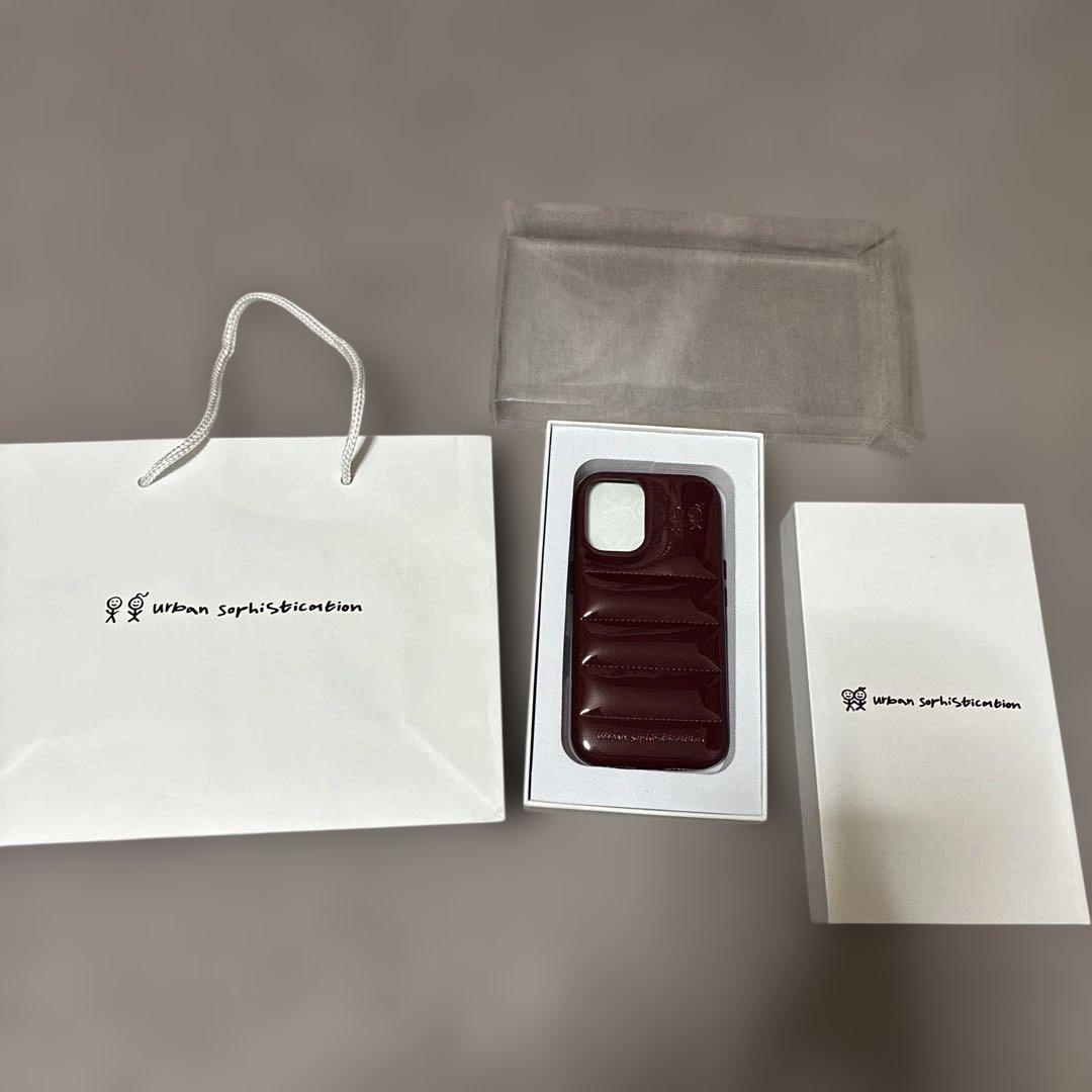 美品‼️ urban sophistication ダークチェリー　箱、袋付属