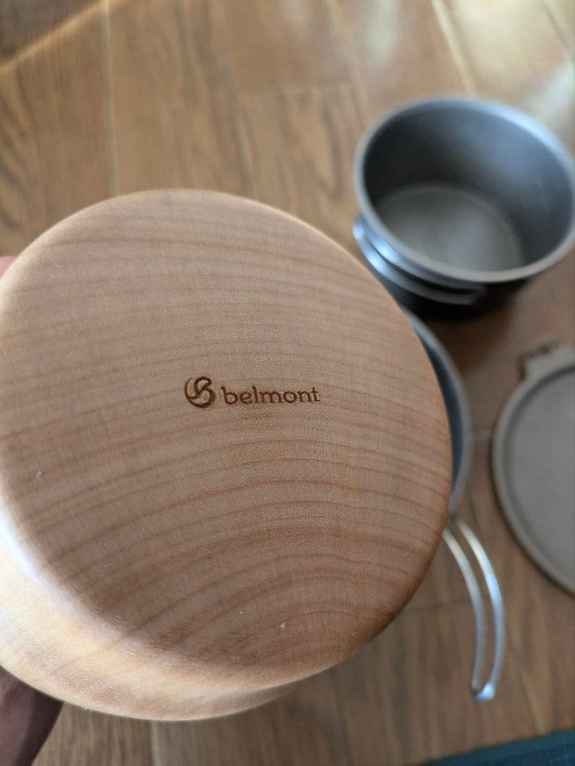 Belmont　シェラカップ300 400 リッド　スタッキング木椀