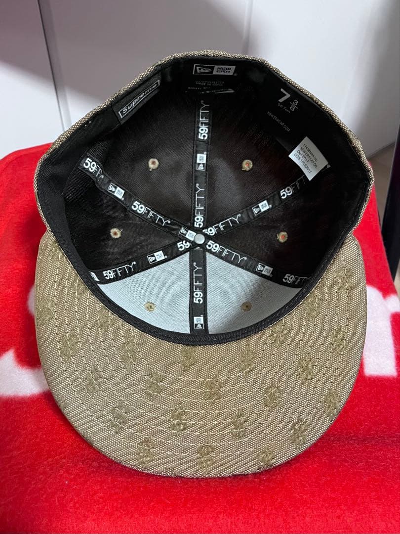 極美品Supreme Monogram Box Logo New Era