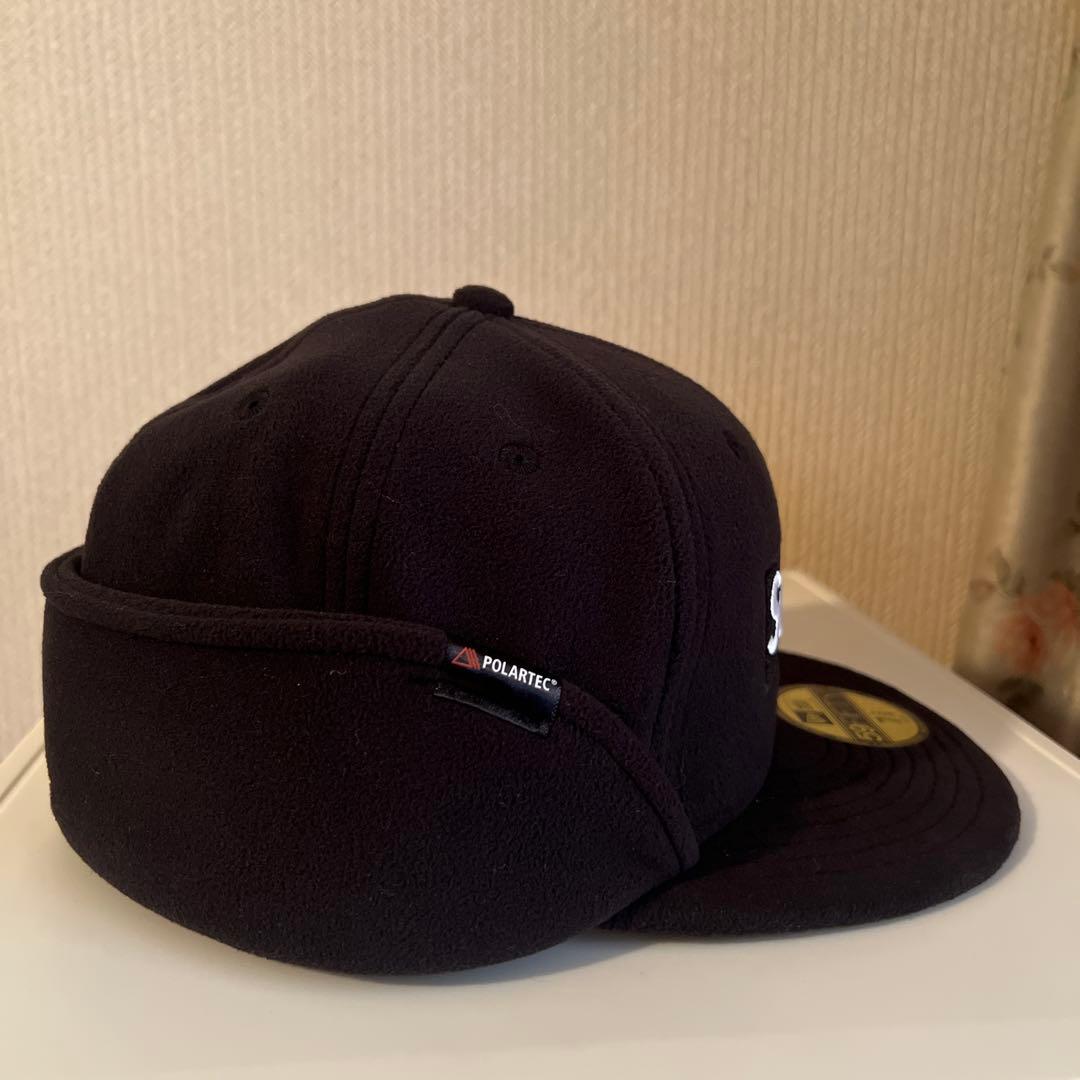 supreme new era polartec earflap キャップ