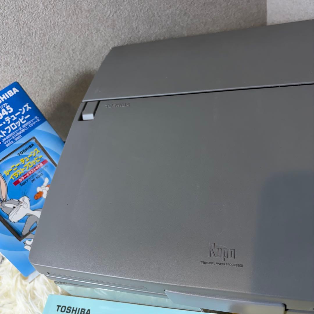 【動作良好】TOSHIBA ワープロ Rupo JW-C660MS 付属品多数