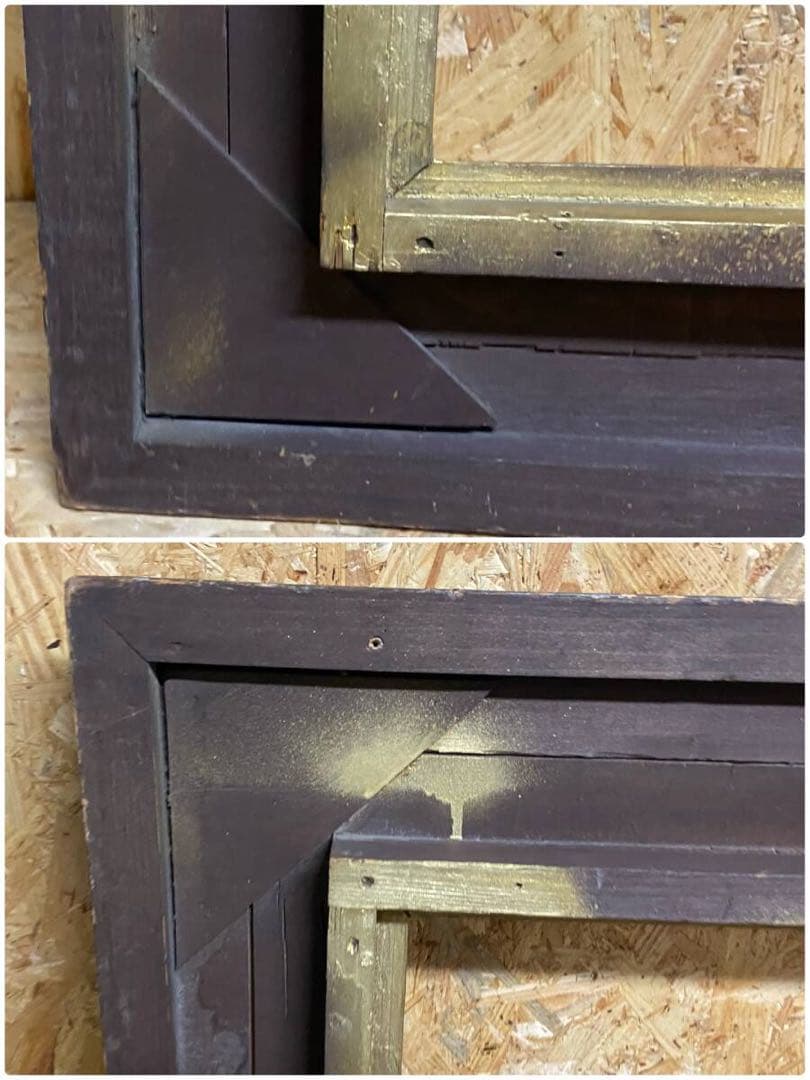 Miya様予約済み／ビンテージ装飾大型額縁