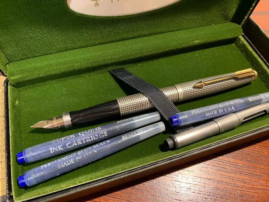 パーカー75シズレ 万年筆　スターリングシルバー純銀軸 極美品