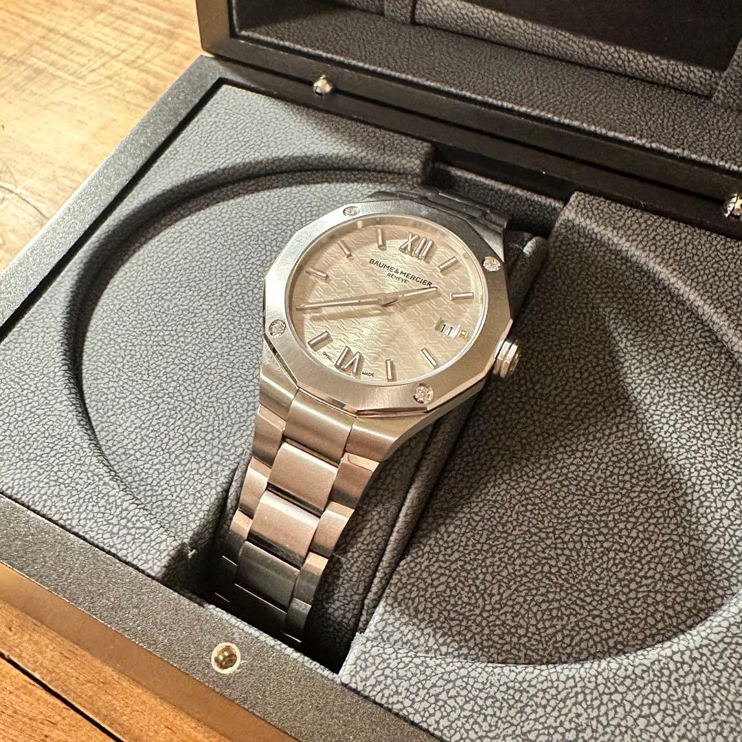 美品 ボーム＆メルシエ リビエラ 36mm MOA10614 箱・保証書付