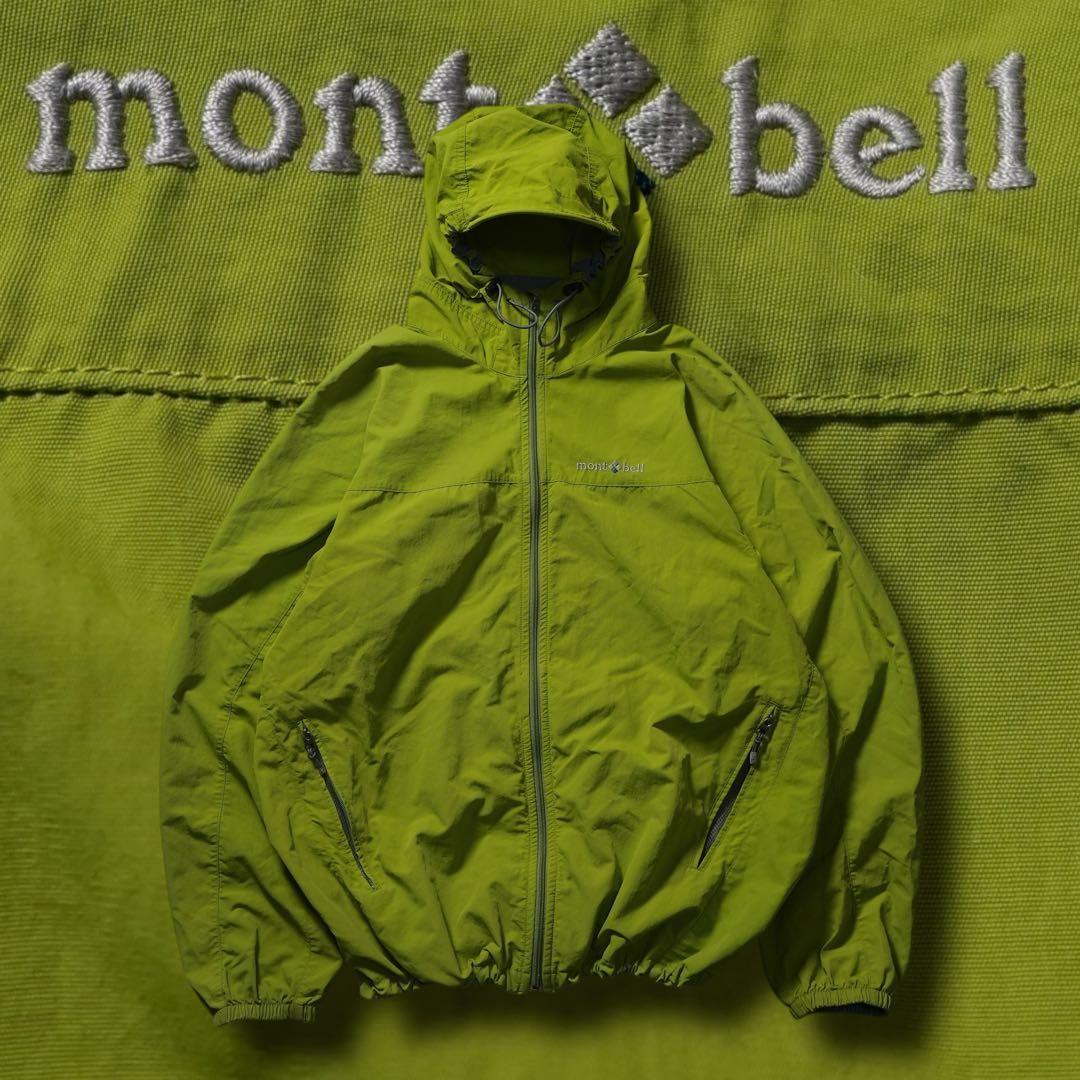00s mont-bell シェルナイロンジャケット グリーン テック系 y2k