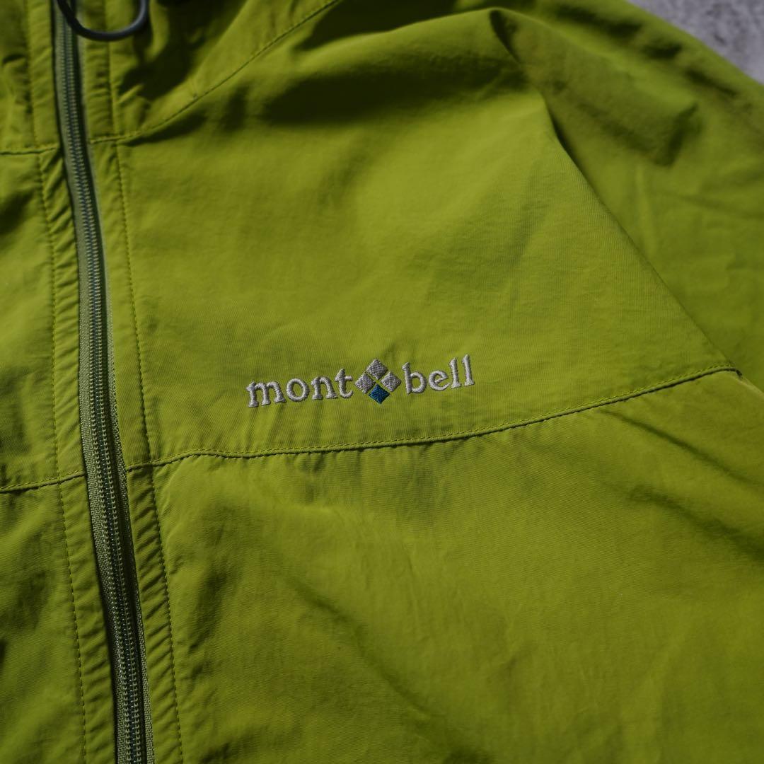 00s mont-bell シェルナイロンジャケット グリーン テック系 y2k