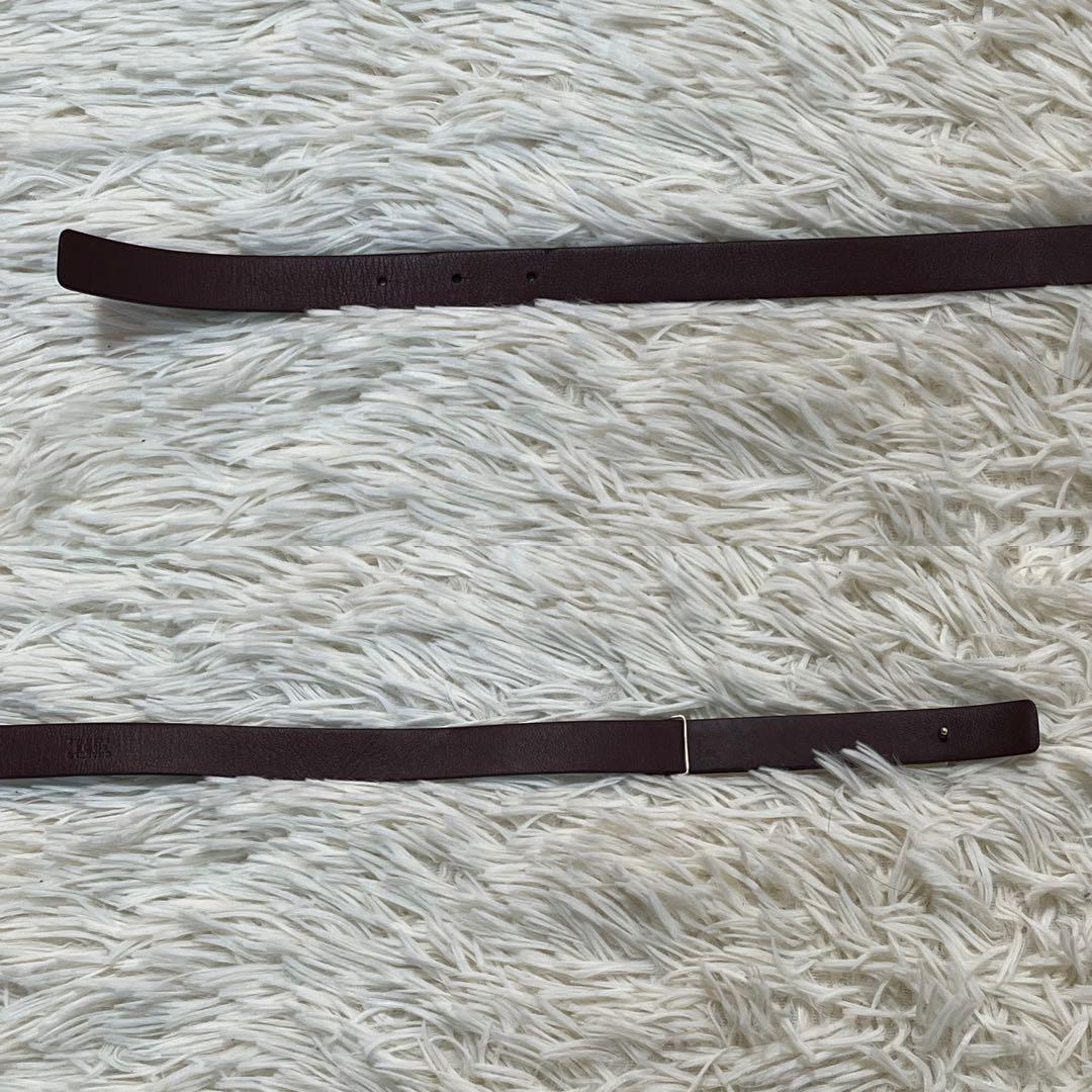 【極美品】シャネル ベルト ブランドロゴ 希少 レア ゴールドロゴ 75/30