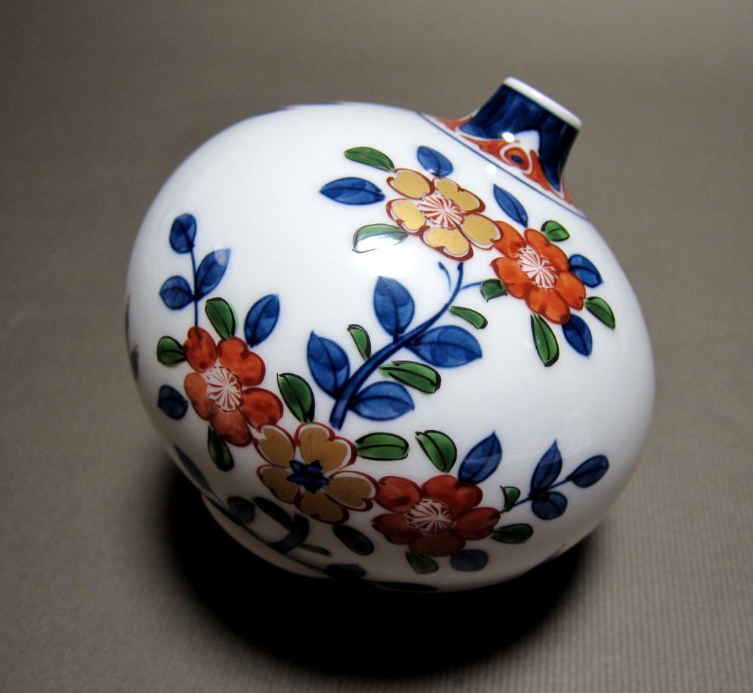 源右衛門窯　古伊万里風　桜図絵付　華器　共箱　廃盤品　有田焼　未使用保存品