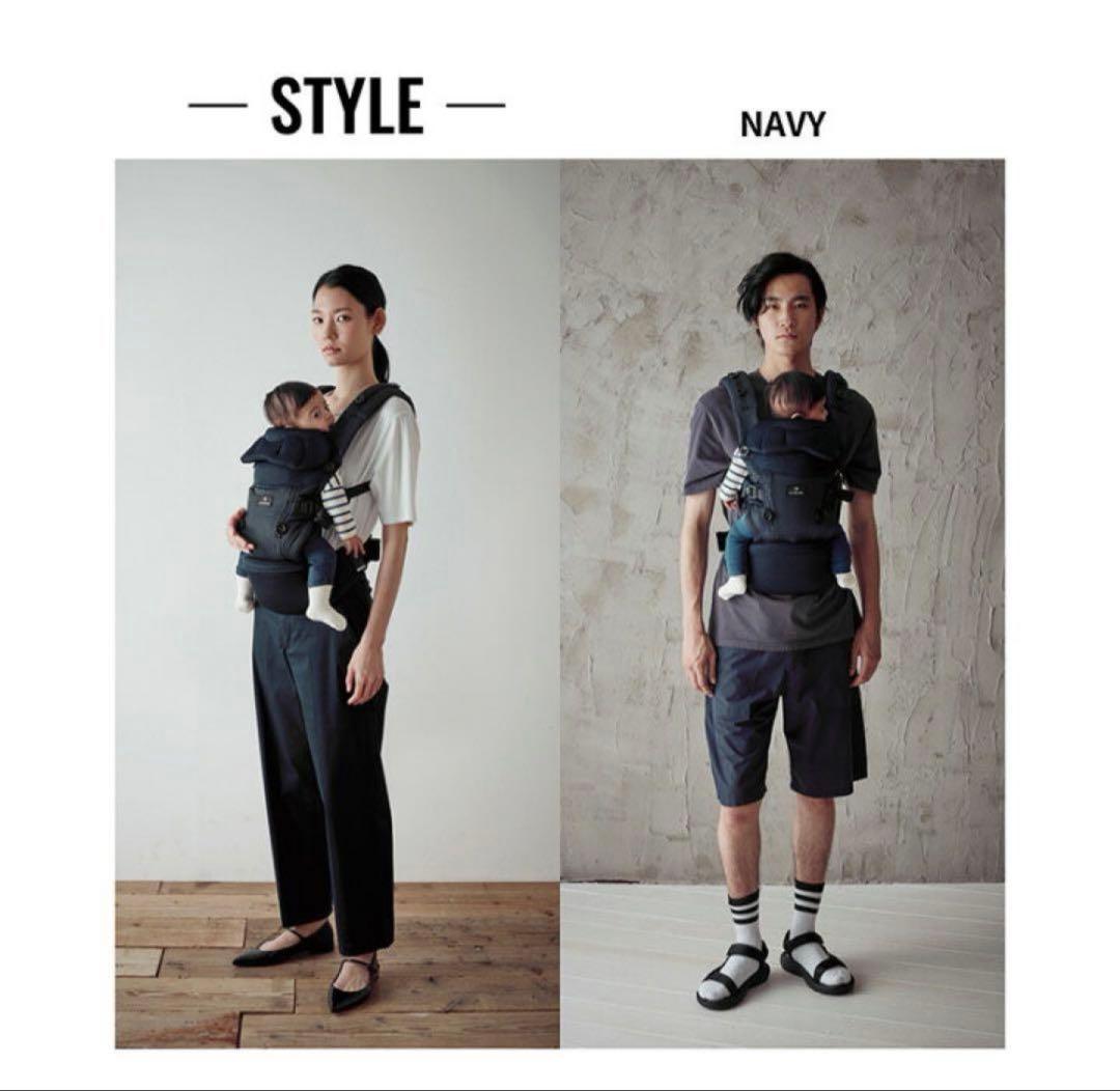 美品✨エールべべ ベビーキャリア スリー ブラック メッシュ BB900