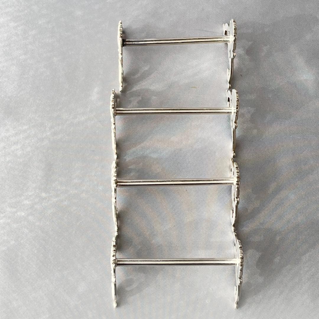 【仏蘭西】 ルイ15世様式 ナイフレスト 4個組 Louis XV