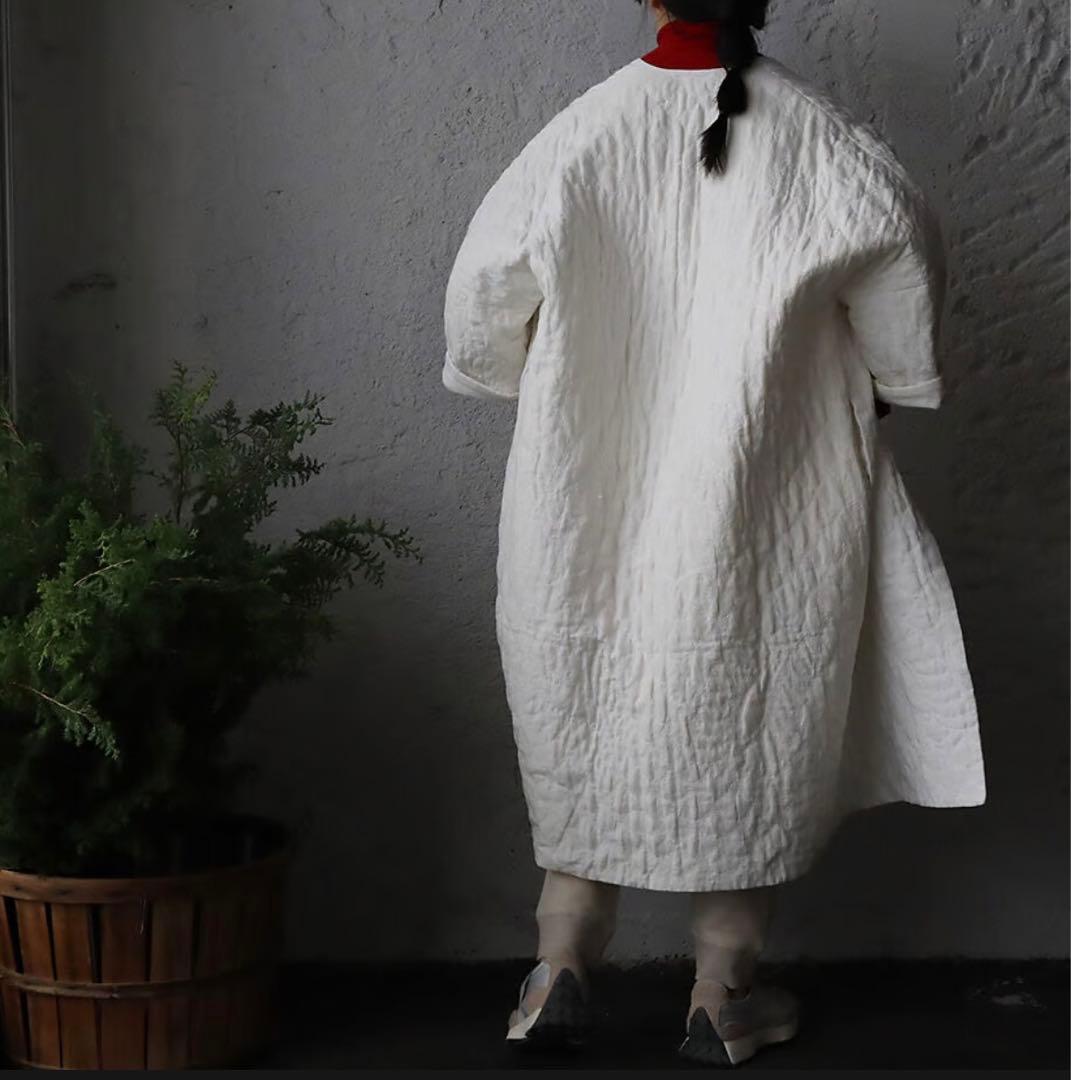 ankoさま専用　新品未使用　towavase リネンキルトローブ