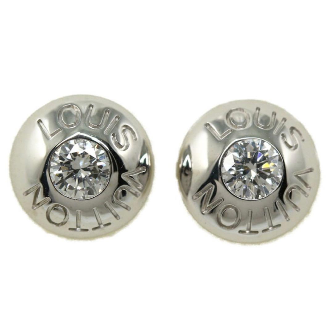 ルイヴィトン ダイヤモンドピアス K18 WG 750 ホワイト ゴールド