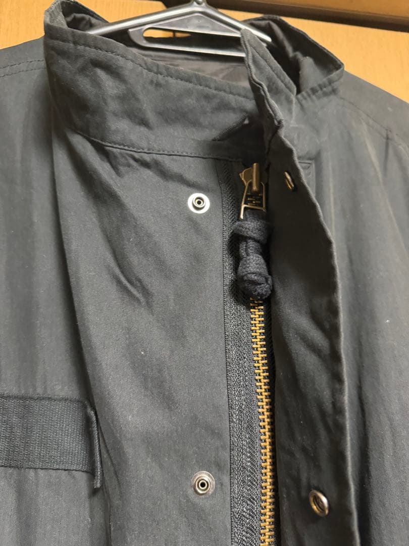 ビッグシルエット M-65 ライナー付　モッズコート　ブラック