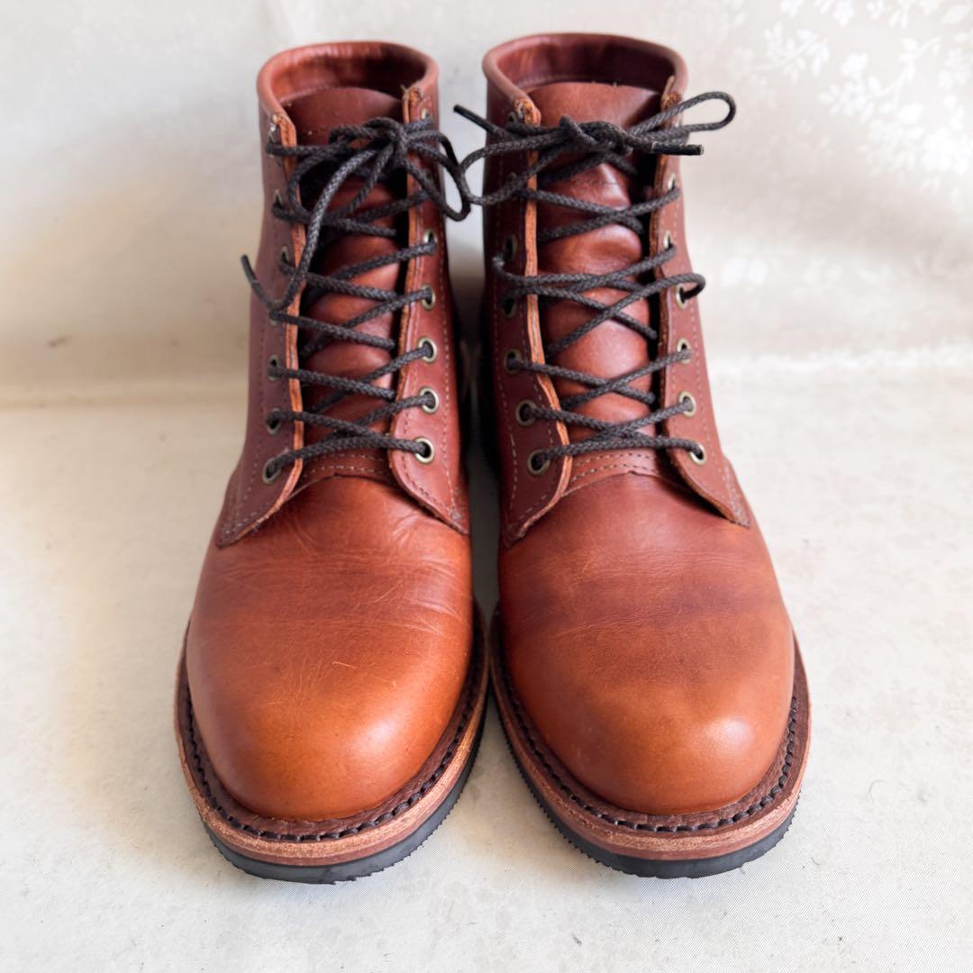 Chippewa チペワ 刺繍 黒タグ ワークブーツ レースアップ 7.5cm