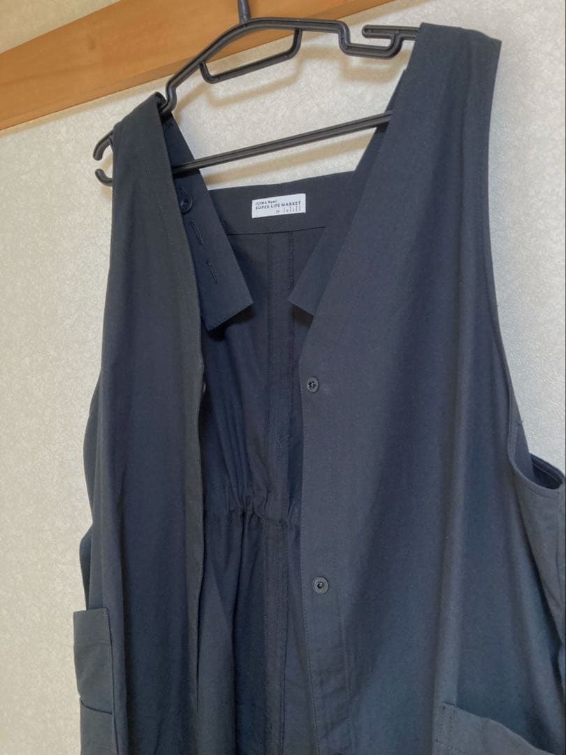 lelill レリル ジレエプロン ブラック S 飯島奈美 ほぼ日LIFE