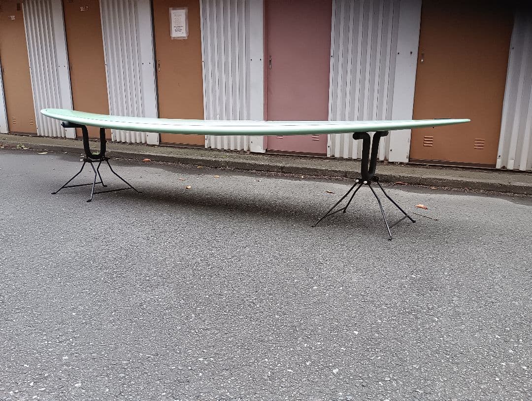 9.6ジョエルチューダーサーフボード　シングルフィンFCSケース付き