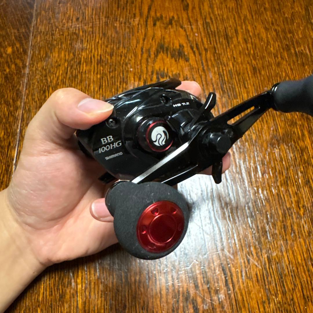 シマノ 炎月BB100HG タイラバ　ベイトリール