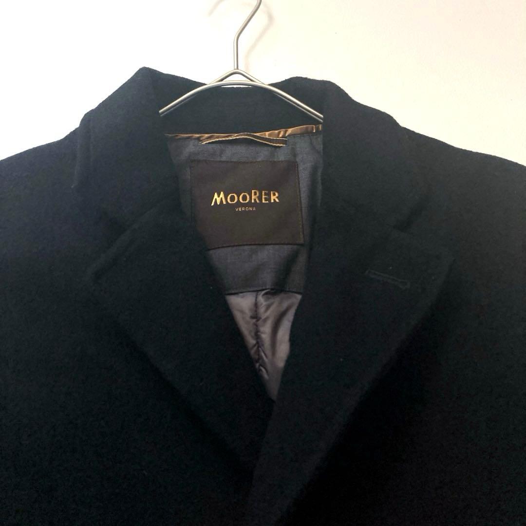 【美品】MOORER DUCALE-LE ウールカシミヤ ダウンチェスターコート