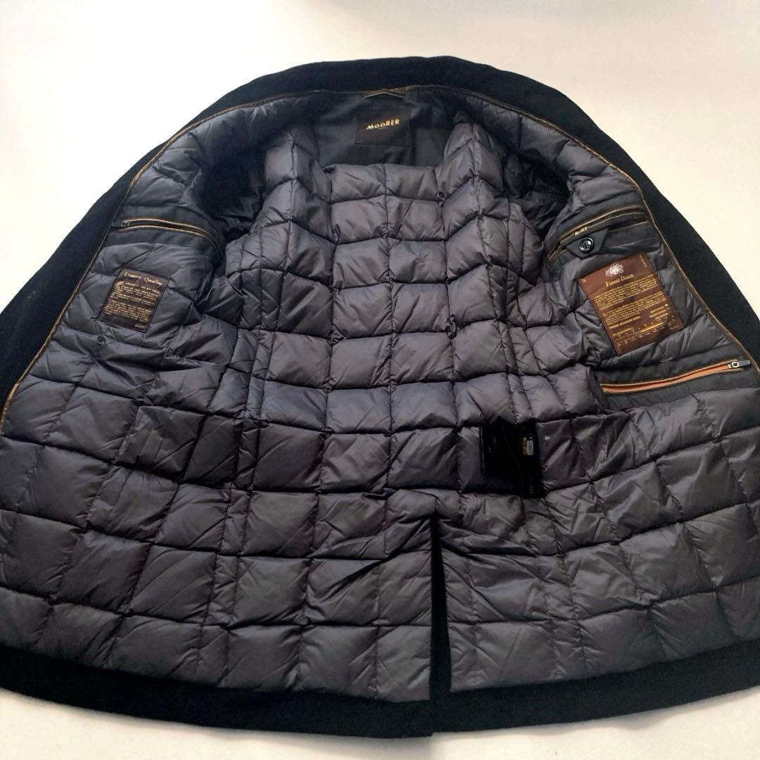 【美品】MOORER DUCALE-LE ウールカシミヤ ダウンチェスターコート