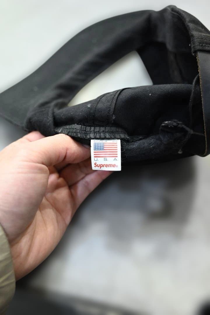 supreme Sロゴ　6panel cap